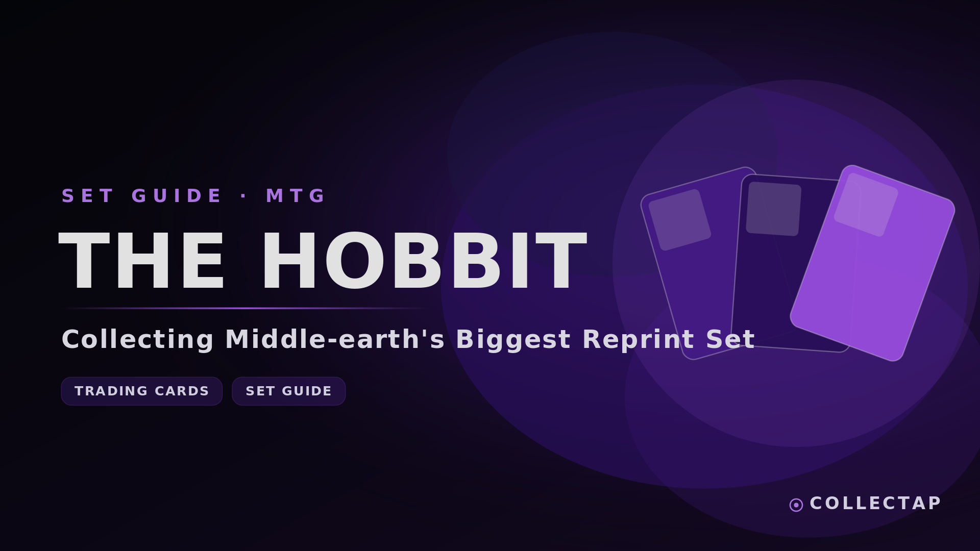 Back to Middle-earth: A Collector's Guide to MTG's The Hobbit Before August 14