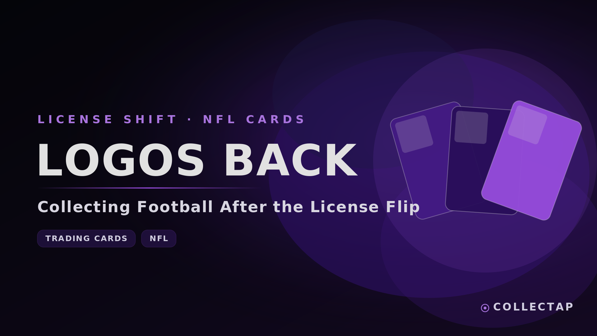The Logos Came Back: A Collector's Guide to the First Topps NFL Season in a Decade