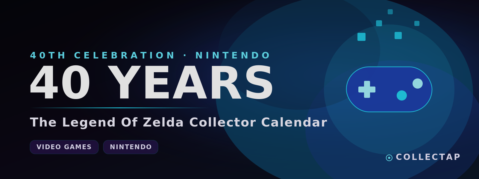 Forty Years in Six Months: A Collector's Calendar for the Zelda Anniversary